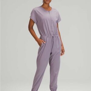 NWT Lululemon Stretch Travel Woven Jumpsuit size 6